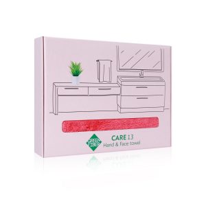 Полотенце для рук и лица Green Fiber CARE 13, коралловое 3